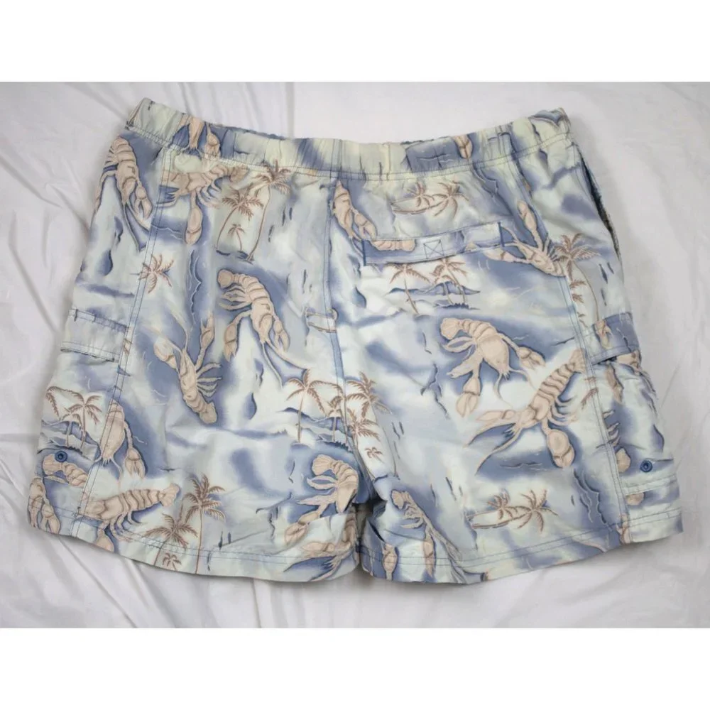 Tommy Bahama Mens Nylon Lobster‎ Tropical Print Swi